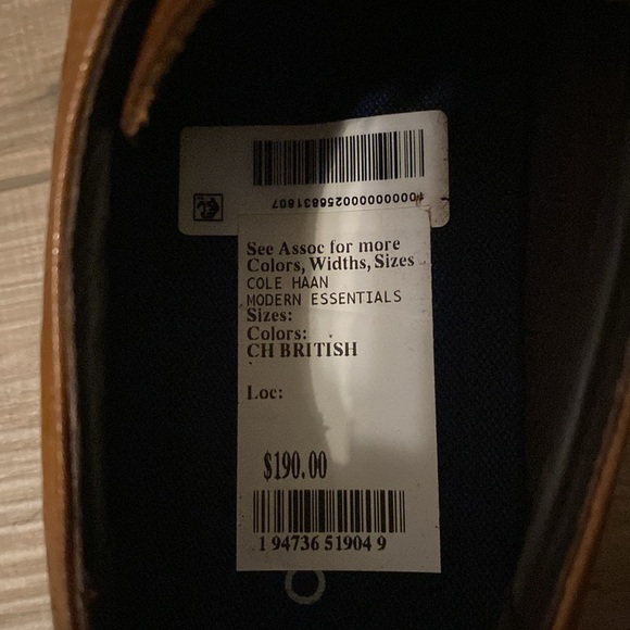 Cole Haan men’s formal shoes size 7.5 fit a men whose size is 8.5 - Picture 3 of 4